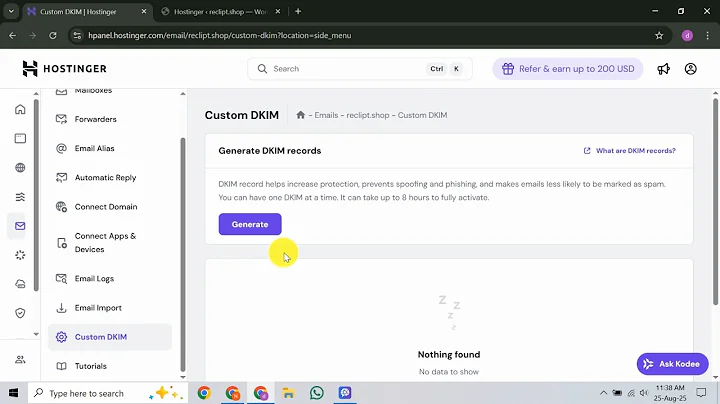 How To Set Up DKIM for Email in Hostinger