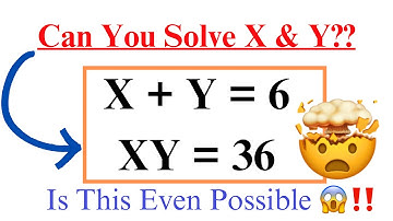Can you solve Math Olympiad Simultaneous Equations | Solve X & Y in Algebraic Equations