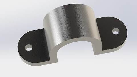 Solidworks, How to make a U Bracket in Sheet Metal