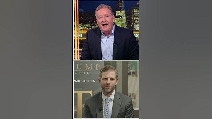 Eric Trump Says Attempts On His Father's Life Were 'Infuriating'