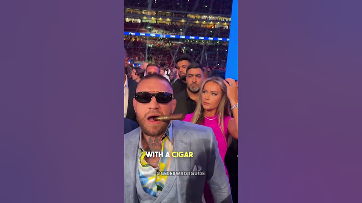 Conor McGregor and Tyson Fury Wear $500,000 Watches!
