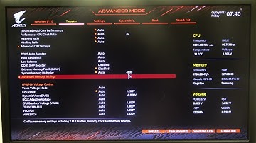 How to Manage Memory Reference Clock on Gigabyte AORUS Z690 | Configure Memory Reference Settings