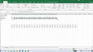 Tugas 2 Kriptografi: Implementasi Algoritma Caesar Cipher pada Excel