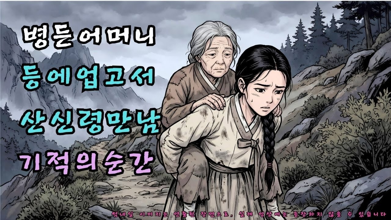 아픈 노모를 지게에 지고... 산신령마저 감동시킨 효녀의 기적 | 야담 | 야사 | 전설 | 민담 | 설화 | 옛날이야기 l 오디오북