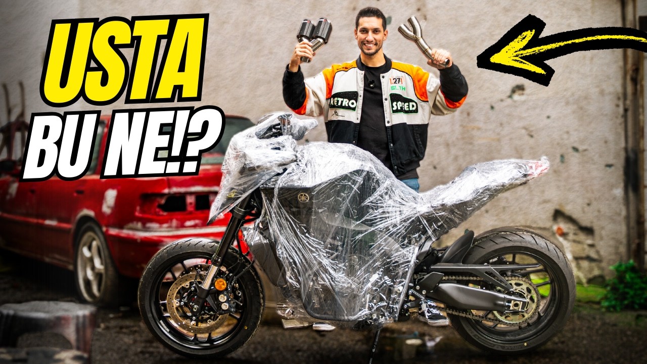 TÜRKİYE'NİN KONUŞTUĞU MOTOSİKLET PROJESİ! | MT-09 Off-Road Bölüm 3 | AKRAPOVIC GELDİ