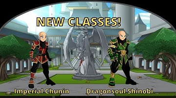AQW *NEW* How to get Imperial Chunin & Dragonsoul Shinobi Classes!!