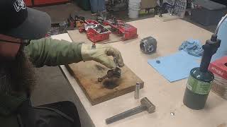 Jonsereds 90 Build Part 2: Installing new bearings onto crank Jonsereds 90 Build Part 2: Installing new bearings onto crank