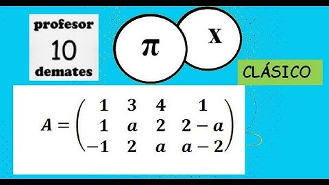 Rango de una matriz 3x4 con parámetros por determinantes