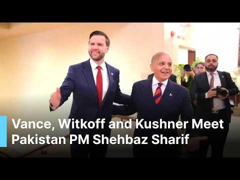 Video VIDEO: Vance, Witkoff and Kushner Meet Pakistan PM Shehbaz Sharif Ahead of Iran Talks | AC1B
