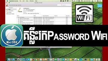 ➡ របៀបស្វែងរកលេខសំងាត់នៅលើ Apple Computer - rean computer101