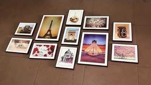 Tranh Canvas Treo Tường Ghép Bộ Phong Cảnh Nước Ngoài Tuyệt Đẹp!