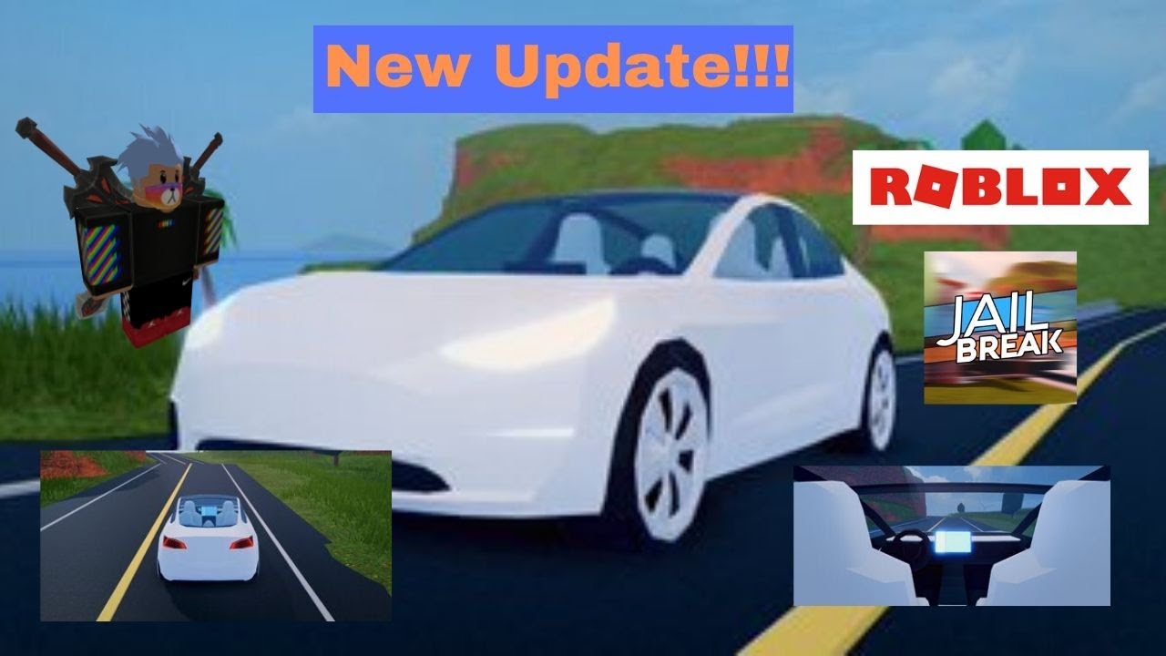 New Update (Tesla Model 3 Upgraded) l Roblox Jailbreak - YouTube
