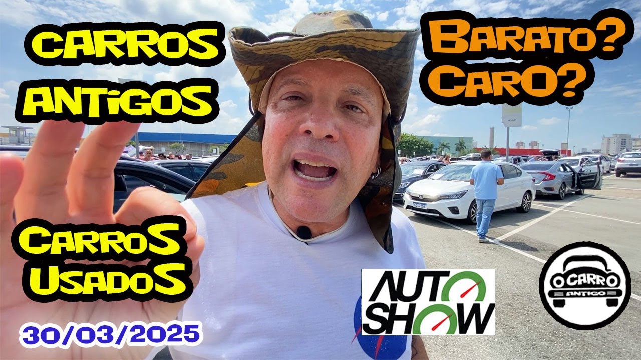 FEIRÃO AUTOSHOW CENTER NORTE SÃO PAULO –  CARROS À VENDA, ANTIGOS E USADOS, 30/03/2025