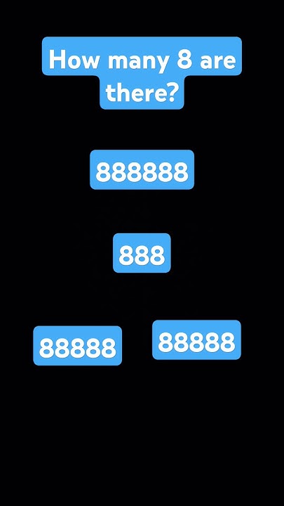 how-many-8s-are-there-youtube