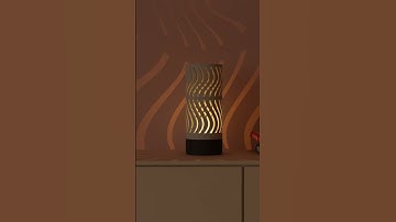 New 3d printed Lamp Design #3dprint #blender #blender3d .