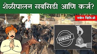 Goat Farming Loan or Subsidy| शेळीपालन कर्ज का सबसिडी |​🔥 @Shivar