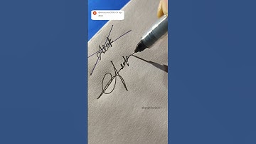 How to make sign  letter A? #Alok signature style#calligraphy #a #viral