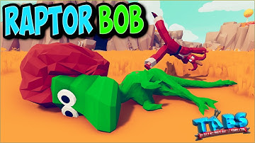 Weirdest Fusion! Raptor Bob vs Every Faction - TABS MODS GAMEPLAY