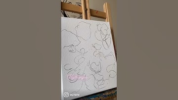 Hydrangea Timelapse painting