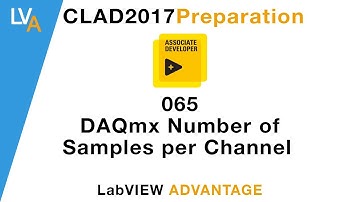 LabVIEW CLAD 065 DAQmx No of Samples per Channel