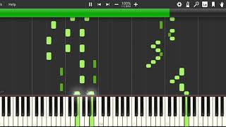 Video thumbnail of "Canon Rock by JerryC Piano version Synthesia Midi"