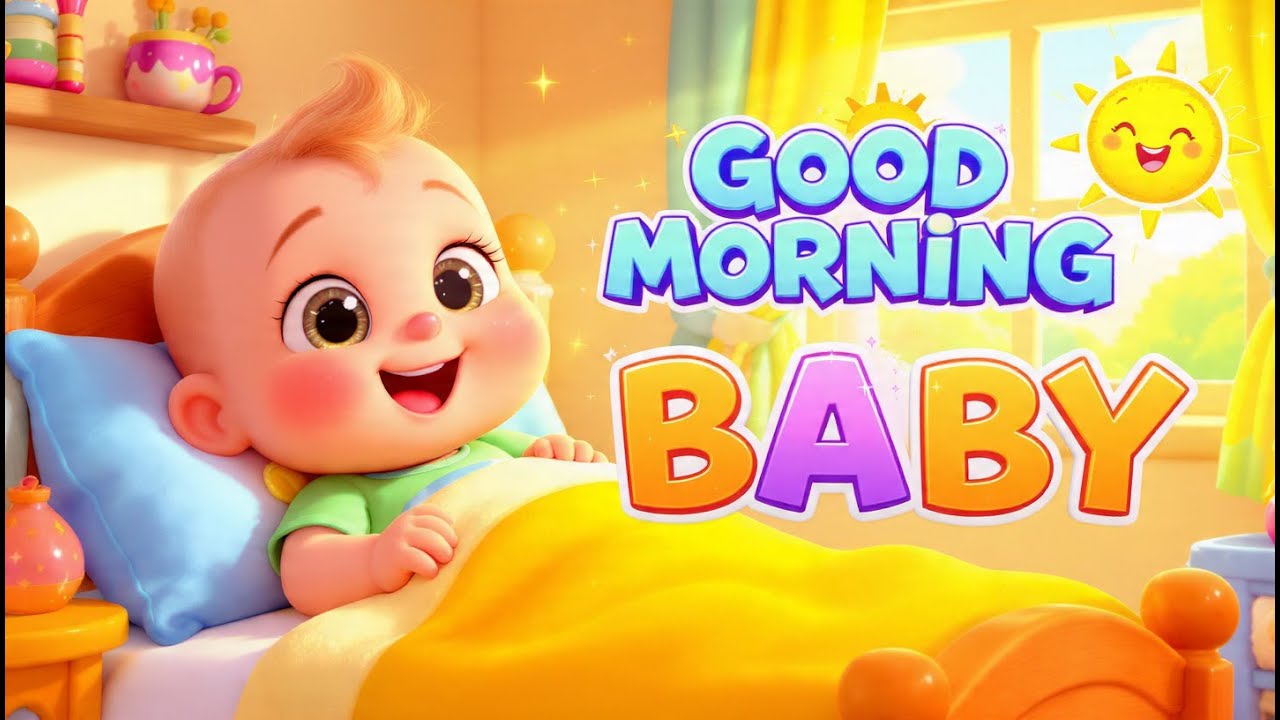 Good Morning Baby Song ☀️😊 | Wake Up & Morning Routine for Kids | Nursery Rhymes