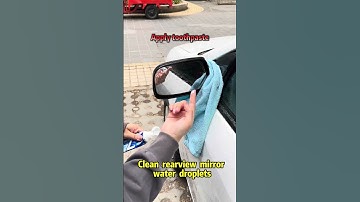 Tips for cleaning your rearview mirror #automobiles #skill #tips #learncar #driving