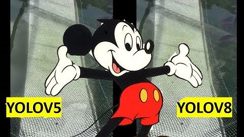 YOLOV5 compared with YOLOV8