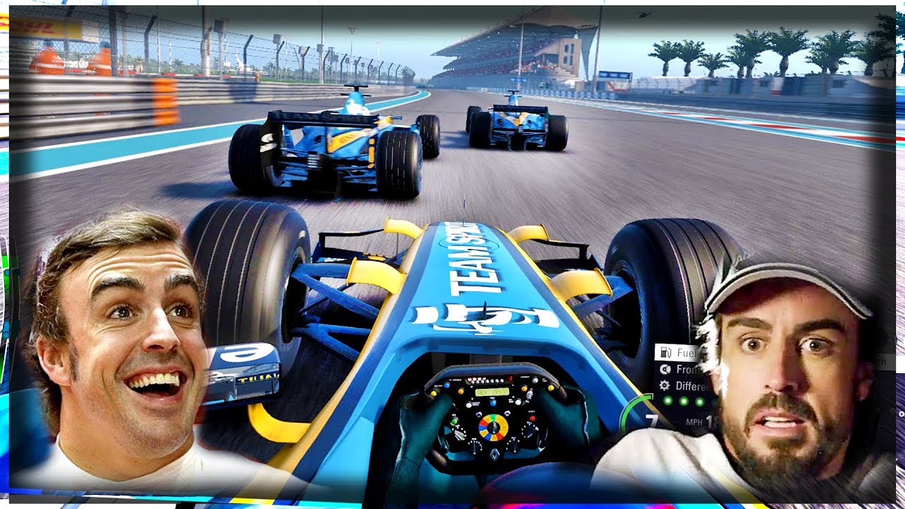 TRYING OUT A NEW GAME-MODE ON THE F1 2018 GAME! - Driving Fernando Alonso's Renault 2006 Car!