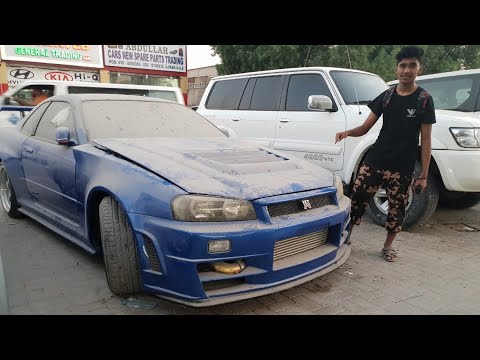 Abandoned Nissan Skyline Gtr R34 In Dubai Idiot Super Car Owners Youtube