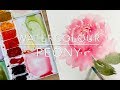 Watercolour Peony Tutorial