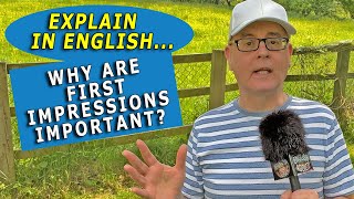 What is a first impression? - Why is it important? - Learn English with Mr Duncan Resimi