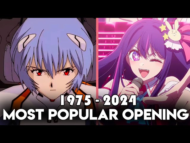 The Most Popular Anime Opening of Each Year (1975-2024) (Evolution of Anime Openings) class=