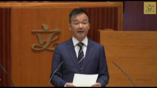 I Am A Hongkonger Ray Chan Stages A Protest As He Takes His Oath As Lawmaker