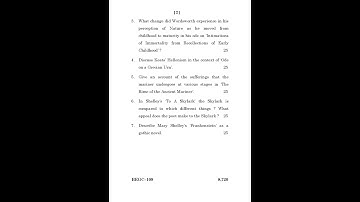 BEGC - 109   June 2023 Question Paper