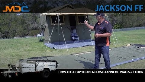 How to: Setup Annexe, Walls & Floor MDC JACKSON FF Camper Trailer