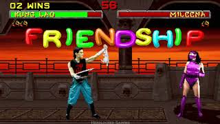 Kung Lao Wins All Finishers In Mortal Kombat Ii Arcade