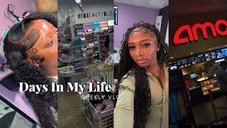 WEEKLY VLOG 💕🫧| Days in my life: shopping, work with clients, solo movie date, beach bar   more ! 