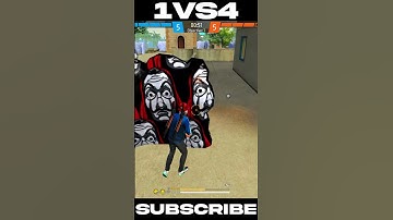 1VS4 🤯 Hacker Or Wot ? 🔥🔥😱 Using Hacks For Booyah 😳 Against CSR Region Squad🎯#shorts #short