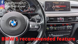 BMW 5 recommended features using Bimmercode app screenshot 1