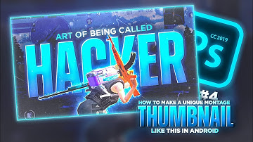 How to make a Unique Montage Thumbnail in Android? #4 || KYROX EDITZ