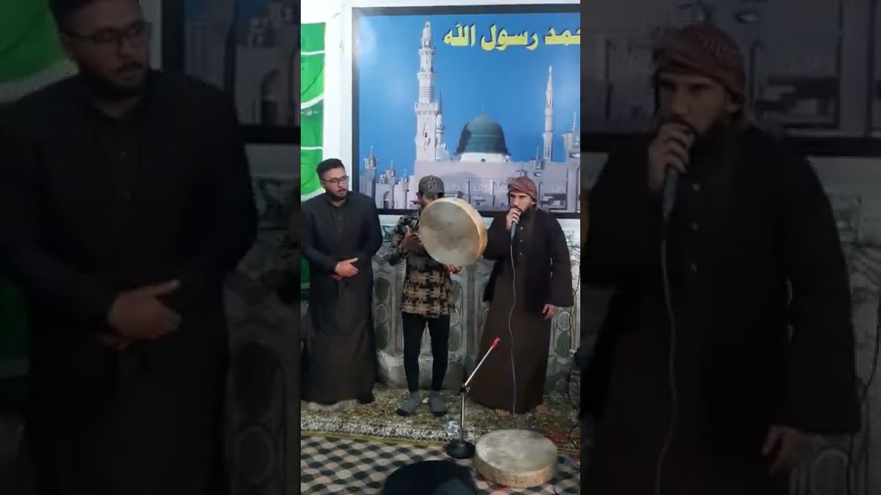 حلقه نبويه في تكيه المداح حمزه المسعودي