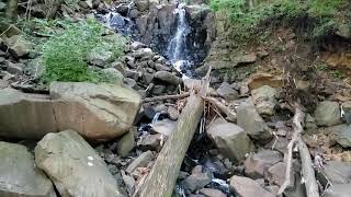 Greenbrook Sanctuary Waterfalls Near The Palisades (Hudson River)