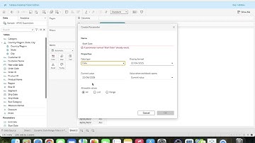 Dynamic Date Range Filters in Tableau | Step-by-Step Tutorial