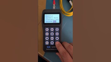 AJR NDT AJH300 Portable Hardness Tester change hardness test to Strength test