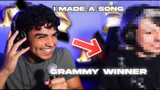 I MADE A SONG WITH A GRAMMY WINNER (i can’t sing…)