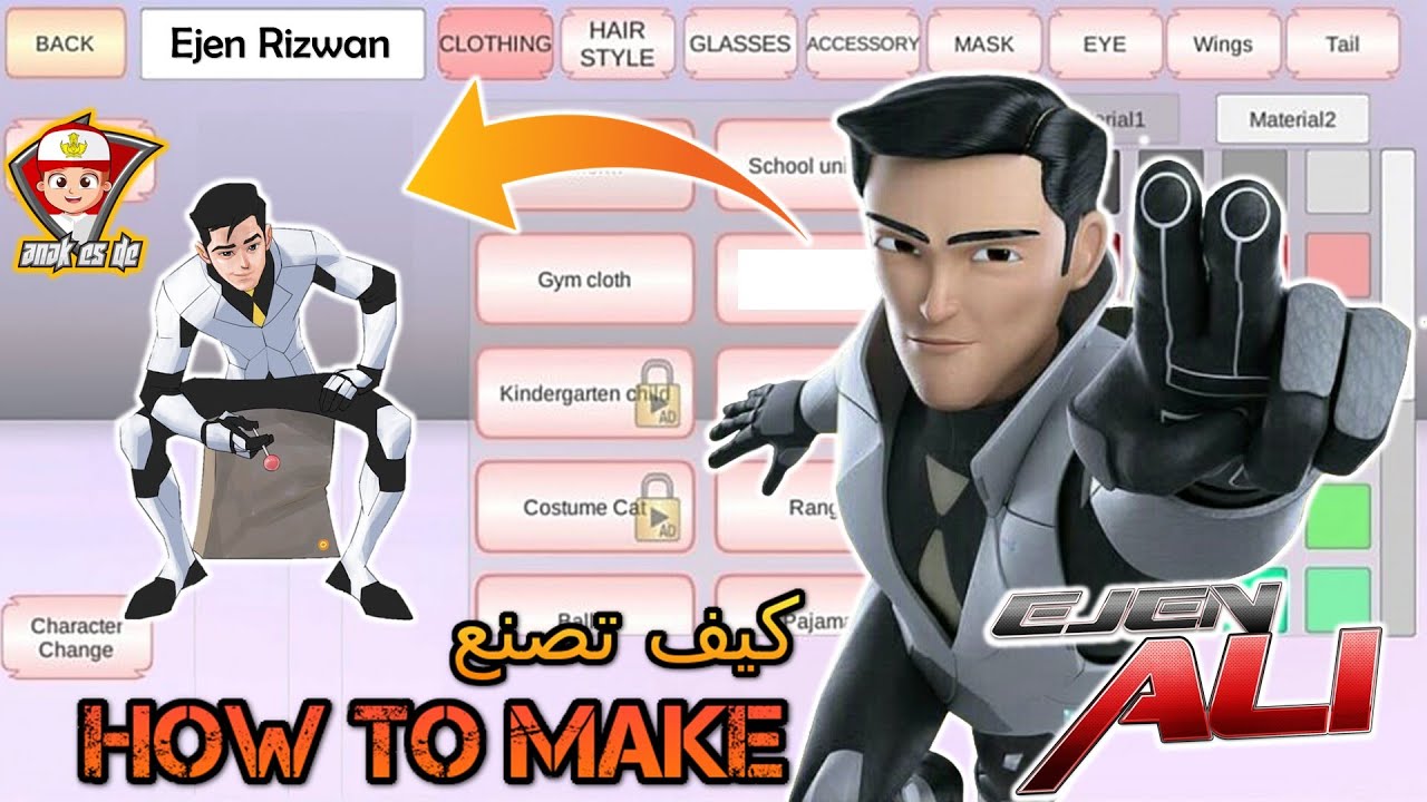 Ada Karakter Baru EJEN RIZWAN #sakuraschoolsimulator # ...