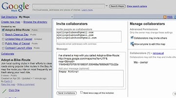 Collaborate on your maps