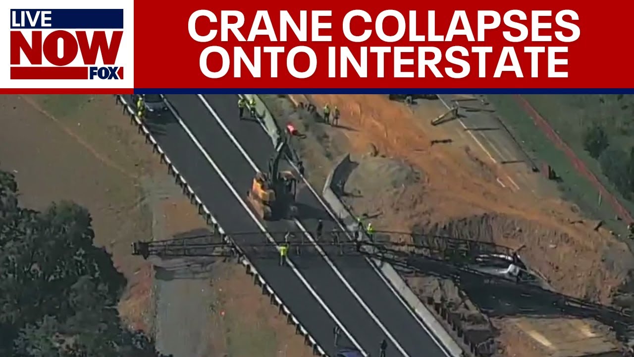 Crane collapses onto Maryland interstate LiveNOW from FOX YouTube