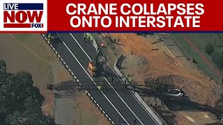 Crane collapses onto Maryland interstate | LiveNOW from FOX